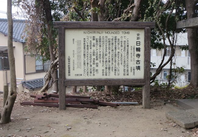 JR久留米駅から近く、子供時代の坂本繁二郎もよく遊んだ日輪寺にある古墳です。