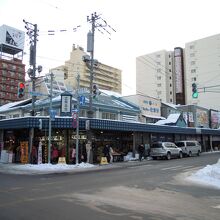 二条市場交差点付近