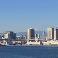 風呂場から見えた富士山