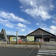 厳美バイパス沿いにある道の駅