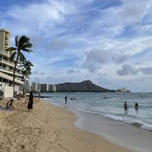 ダイアモンドヘッドも見えます