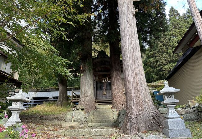 安産の神が祀られている