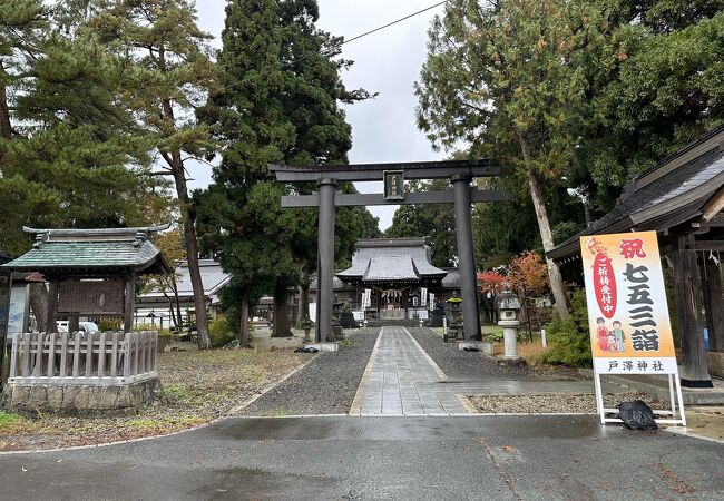 明治期に本丸跡に建てられた神社