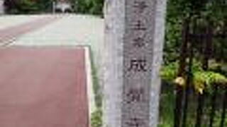 背の高い立派な山門「旧浄眼院殿霊屋門」があります