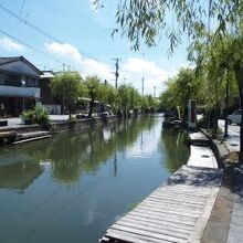 濠は防御から水運へと役割が変わりました。