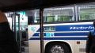 立山黒部アルペンルートの2番目の乗り物。天気が良かったら眺めが良いらしい