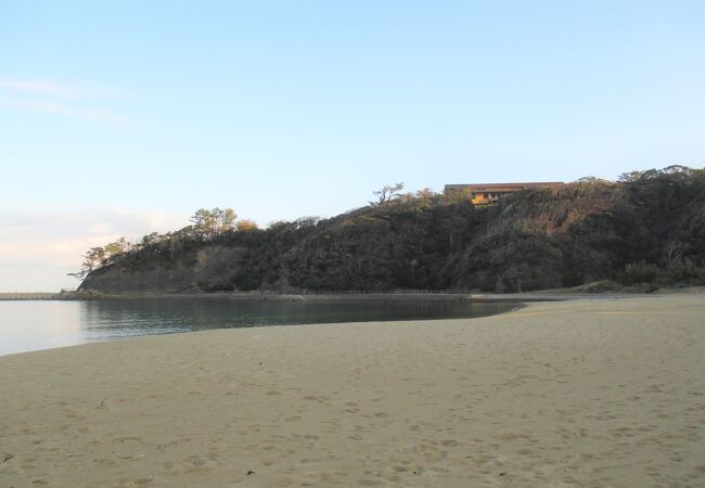 小振りな海水浴場でした。