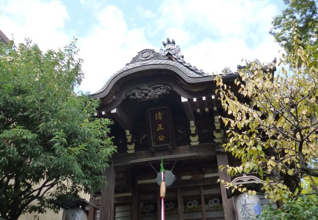 加藤清正公を祀る日蓮宗寺院