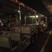 トラムに乗って観光