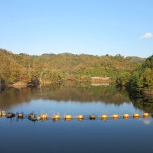 「但東ダム」によって形成されたダム湖は特に名前はありません