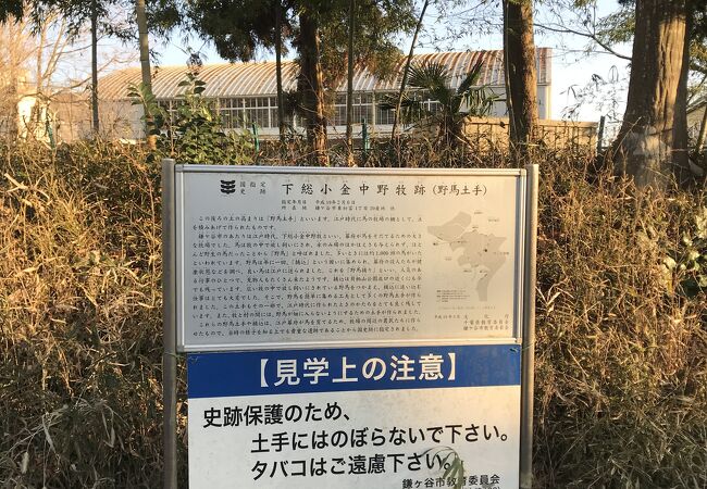 国史跡下総小金中野牧跡(野馬土手)