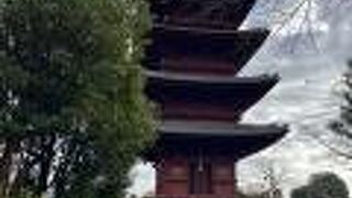 関東最古の五重塔
