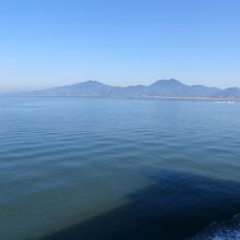 島原港を出航、熊本港に向かいます