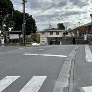 池上本門寺の裏側