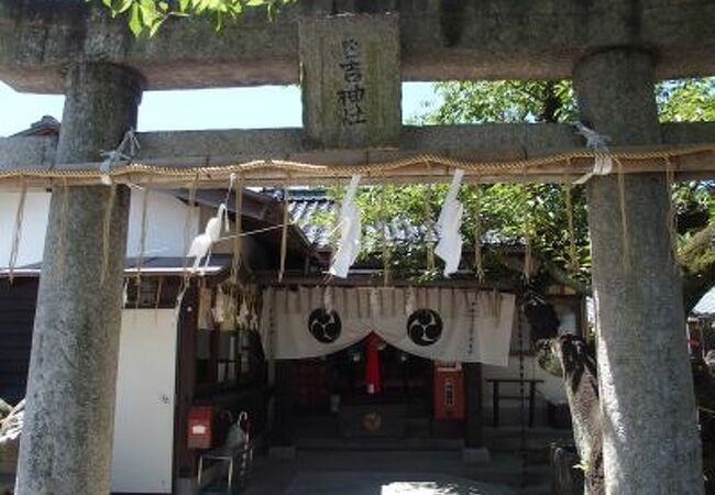 JR久留米駅前の歴史ある神社