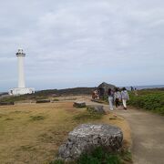 青い海に白い灯台