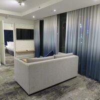 リビング部分から寝室方向を見た様子