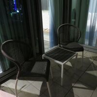 部屋付きのベランダ。