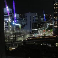 ベランダから見た周辺の夜景
