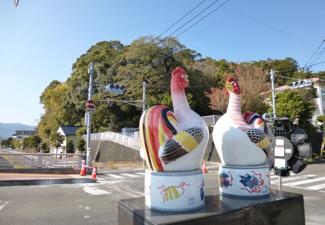 伊万里神社の前の橋