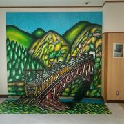 ２階に黒部峡谷の展示がありました