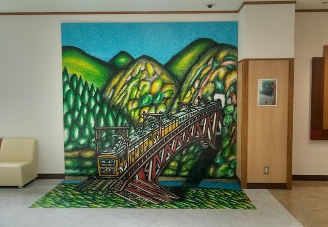 ２階に黒部峡谷の展示がありました