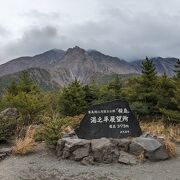 桜島北岳の4合目にある展望所