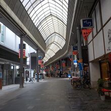 久留米ほとめき通り商店街の様子