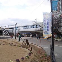 花壇がスタンバイしてます。