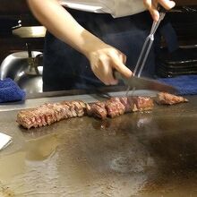 県産牛のサーロイン