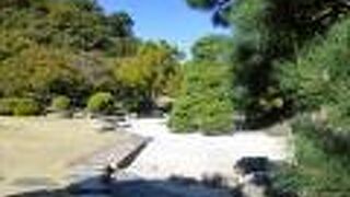 かつて徳島城の表御殿に造られた庭園