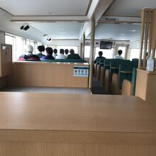 船内。。畳部分のありました