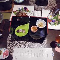 豪華で美味しい夕食