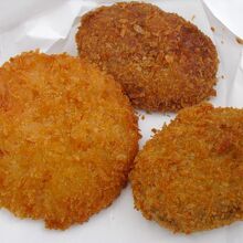 コロッケ・ミンチカツ・ハムカツ