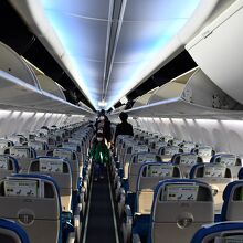 機内風景です