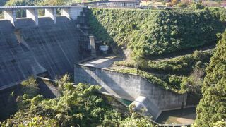 ダムに水が溜まっていません