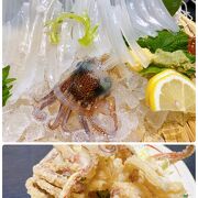 大満足！新鮮な魚が味わえるお店