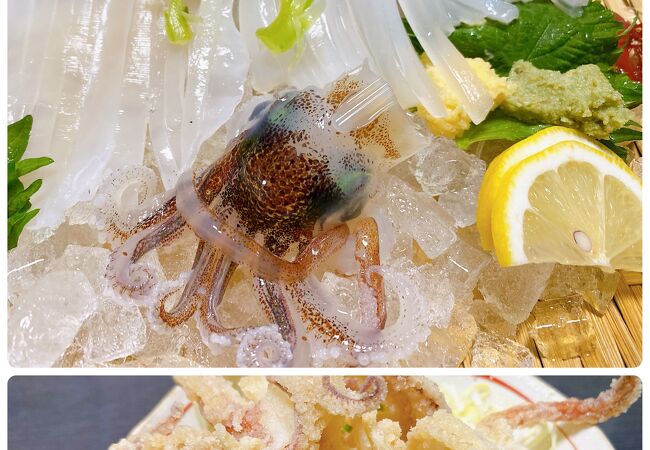 大満足！新鮮な魚が味わえるお店