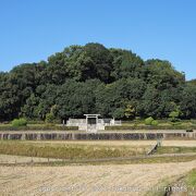 高松塚古墳の近く