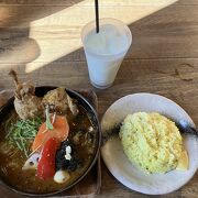 札幌で人気のスープカレーの千歳店