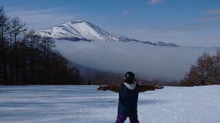 コンパクトなファミリー向けスキー場(軽井沢スノーパーク)