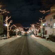 素敵な夜の八幡坂