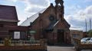 弘前城の近くにある教会