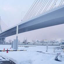 橋が白いので雪景色ともよくマッチ。
