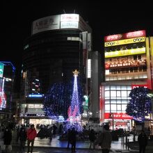 JR赤羽駅東口イルミネーション