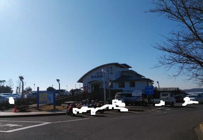 霞ヶ浦に隣接する道の駅