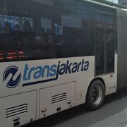 ジャカルタ市内の主要公共交通