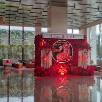 ロビーの新年のデコレーション