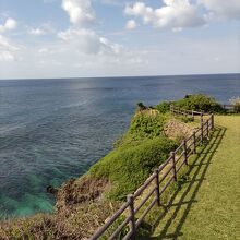 展望台から東シナ海を望む