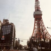 東京タワーの横
